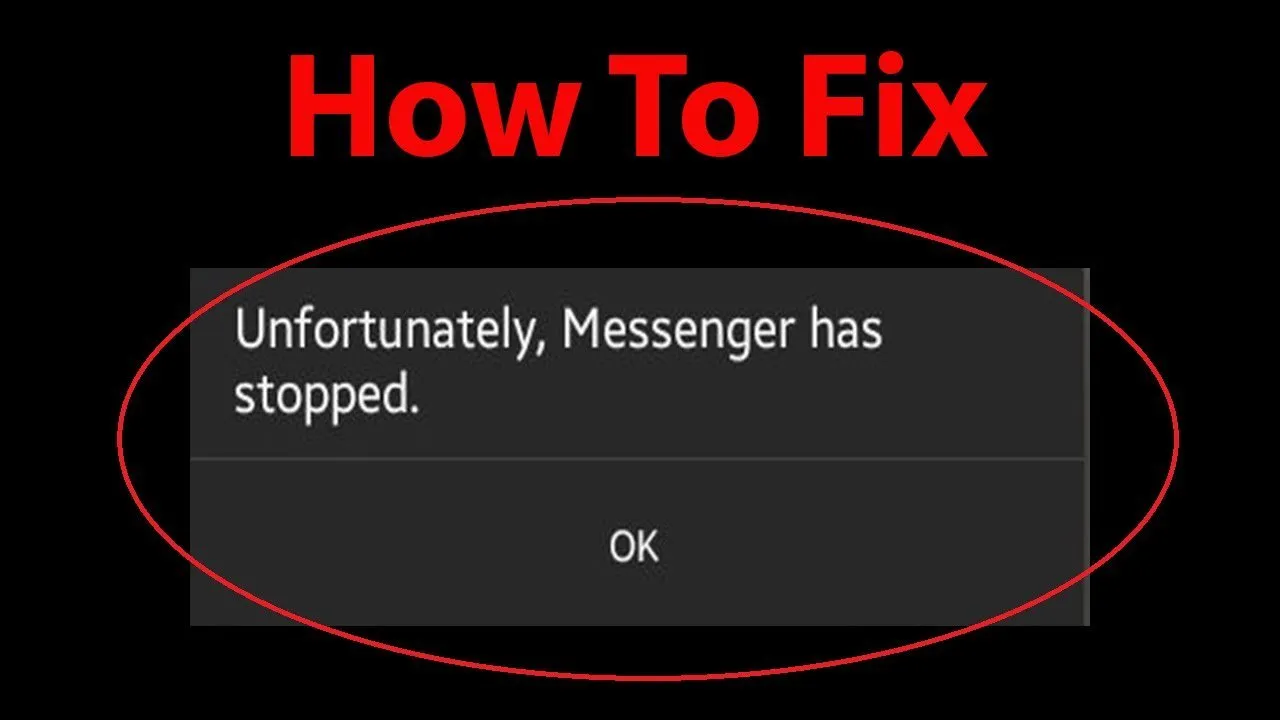 solved unfortunately messenger has stopped error
