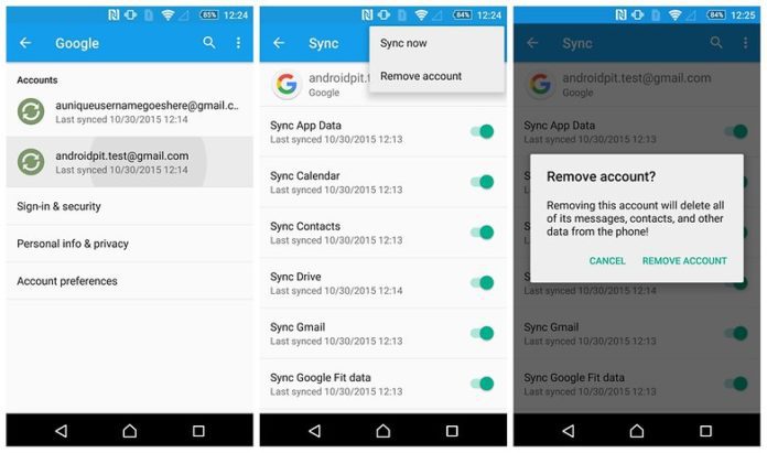 Remove Google Account On Android