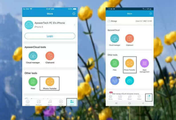 Transfer Data From Between Android or iPhone Using AirMore