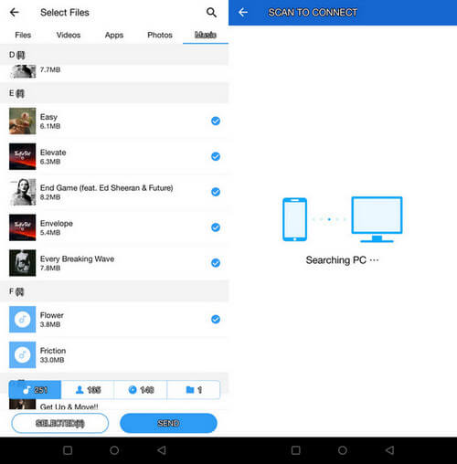 Backup Samsung Galaxy Data via Shareit App