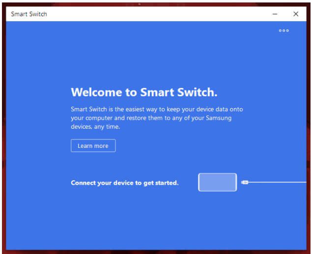 Backup Samsung Galaxy Phone Via Smart Switch On Computer