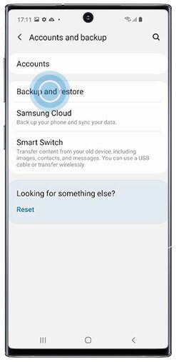 Backup Samsung Galaxy Phone via Samsung Account