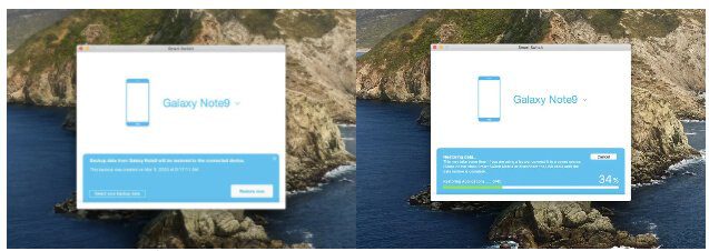Restore Samsung Galaxy Phone Data Using Smart Switch Backup