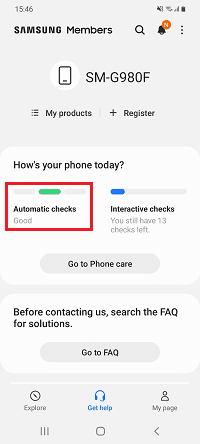 Fix Samsung Screen Is Not Rotating By Performing Automatic Check