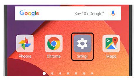 Update Android - Tap On Settings