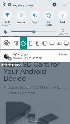 Use Rotation Control App