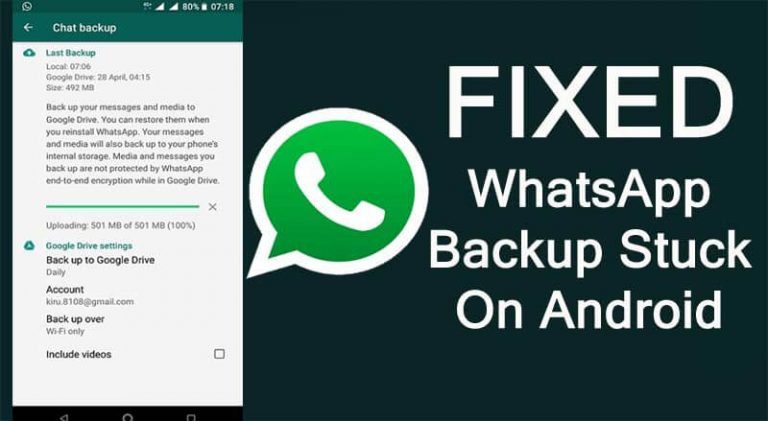 WhatsApp Backup Stuck At 99 On Android Archives Recover Android Data