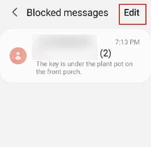 Get Back Blocked Text Messages On Samsung
