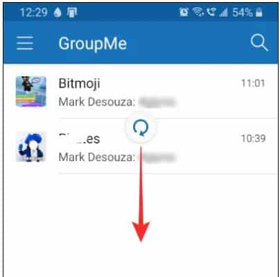 Refresh the GroupMe App To Fix Failed To Add Member