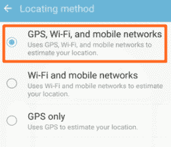 Reset Location Settings