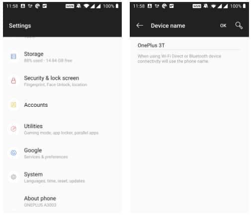 Change Your Device Name On Android