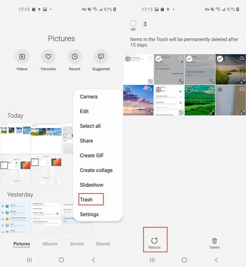 Where Is Recycle Bin On Samsung Galaxy Phone