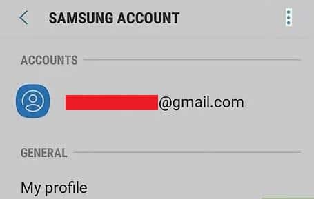 Sign Out Of Your Samsung Account