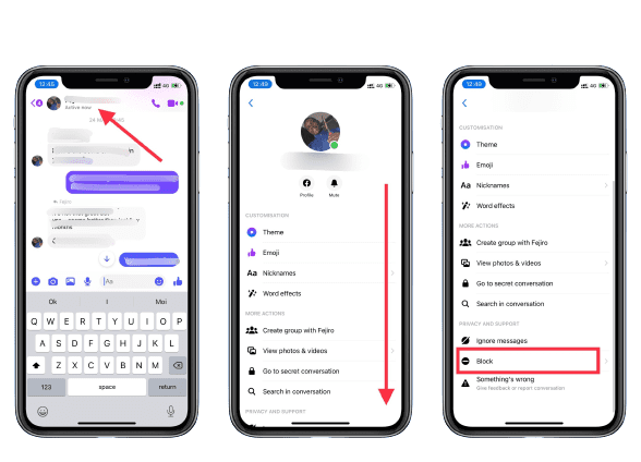 Check You Haven’t Blocked The Person By Mistake
