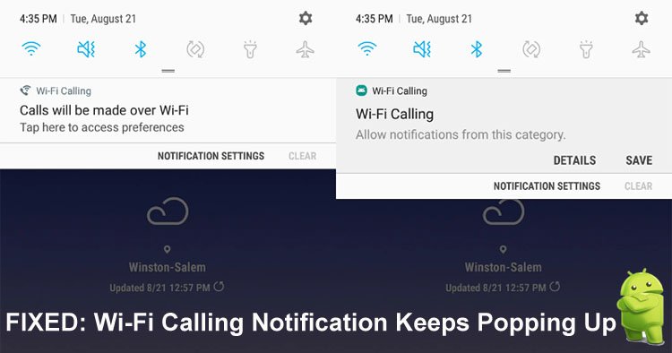 How To Get Rid Of WiFi Calling Notification On Android
