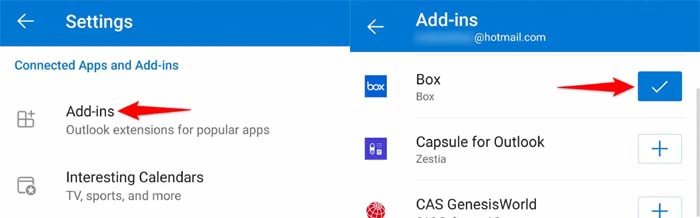 Disable Outlook Add-Ins