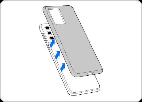 Try removing your case before charging