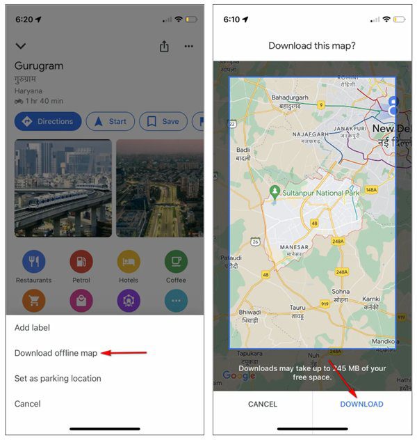 Offline Maps To Stop Google Maps Keeps Rerouting