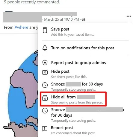 Hide All Posts