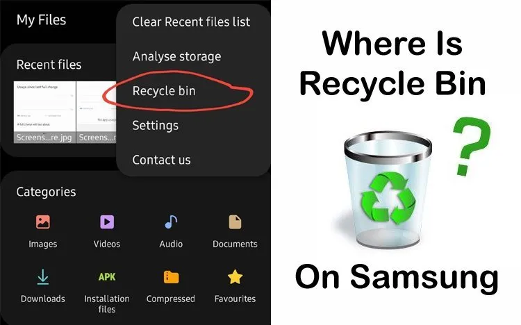 How To Locate and Access Recycle Bin On Samsung Phone