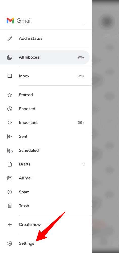 Gmail settings
