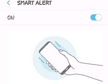Disable and Re-enable Smart alert on Samsung phone