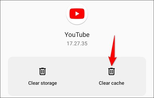 Clear YouTube Cache