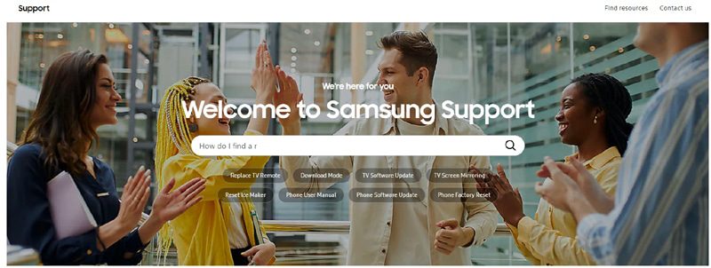 Contact Samsung Support