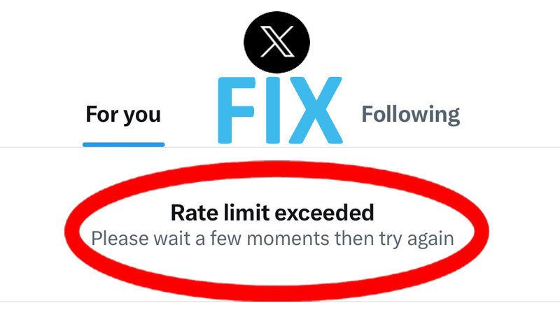How To Fix Twitter Rate Limit Exceeded Error