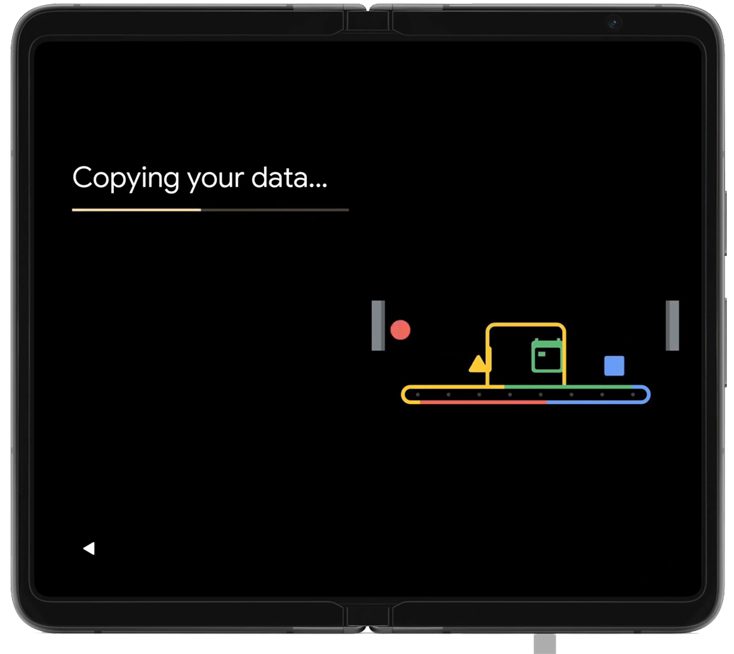 Copying data from Android to Pixel Fold