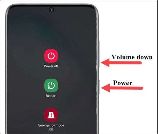 Force Restart Samsung S21