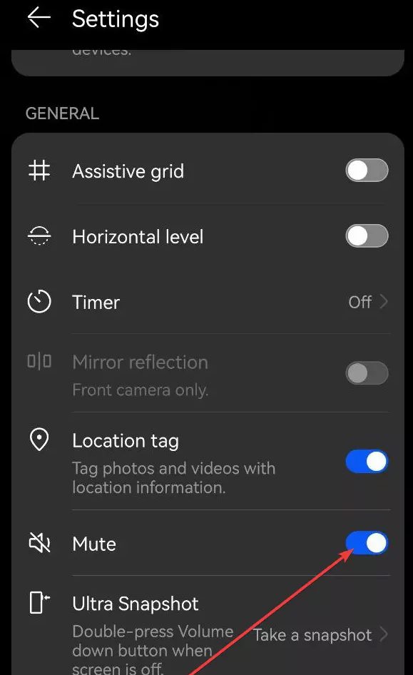 Turn On Mute Option To Disable Shutter Sound On Samsung S23 Ultra