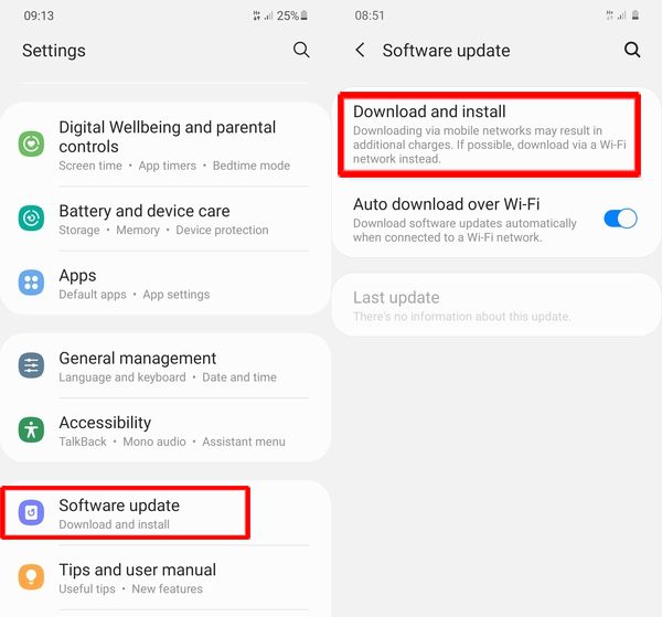 Update Software On Samsung S21