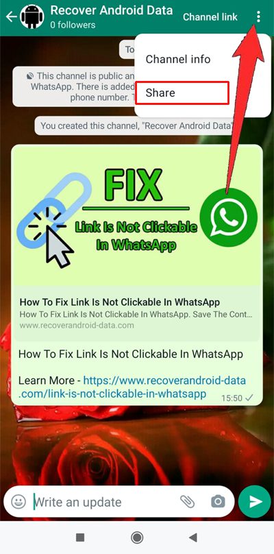 How To Share WhatsApp Channel