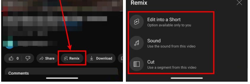 Use Remix Feature And Add Related Videos