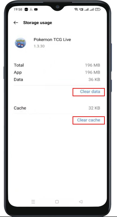 Clear Cache and Data of Pokemon TCG Live