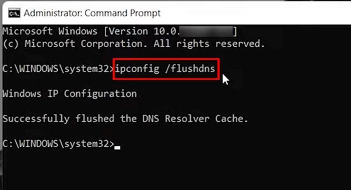 Flush DNS Cache