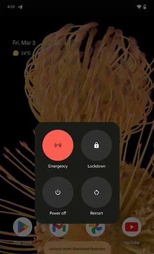 Restart Pixel 8 Series Phone