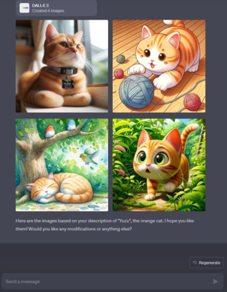 Yuzu the orange cat AI Images