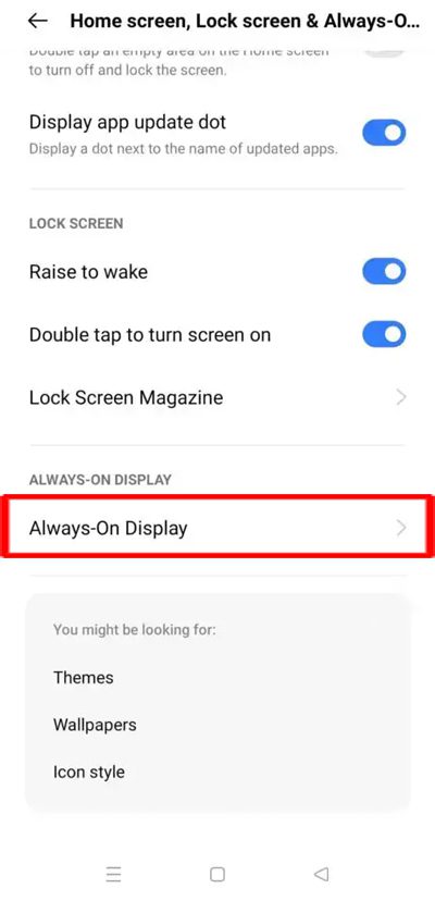 How To Enable Always-On Display on Realme C17