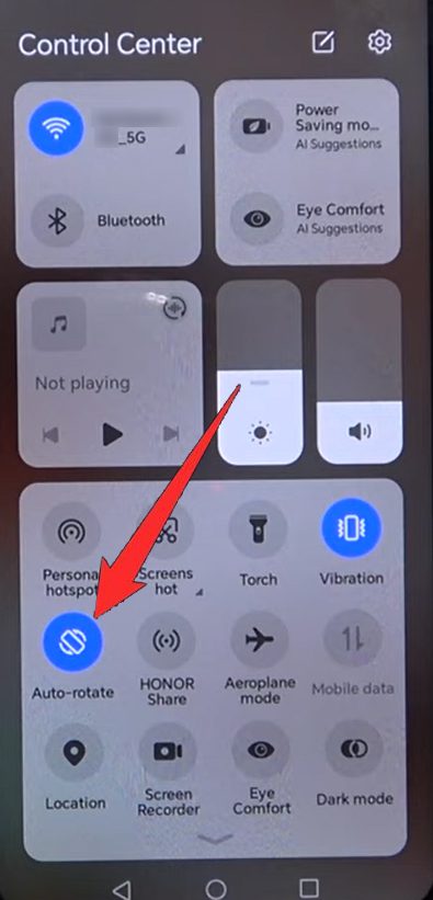 Steps To Enable Auto Rotate on HONOR X6a