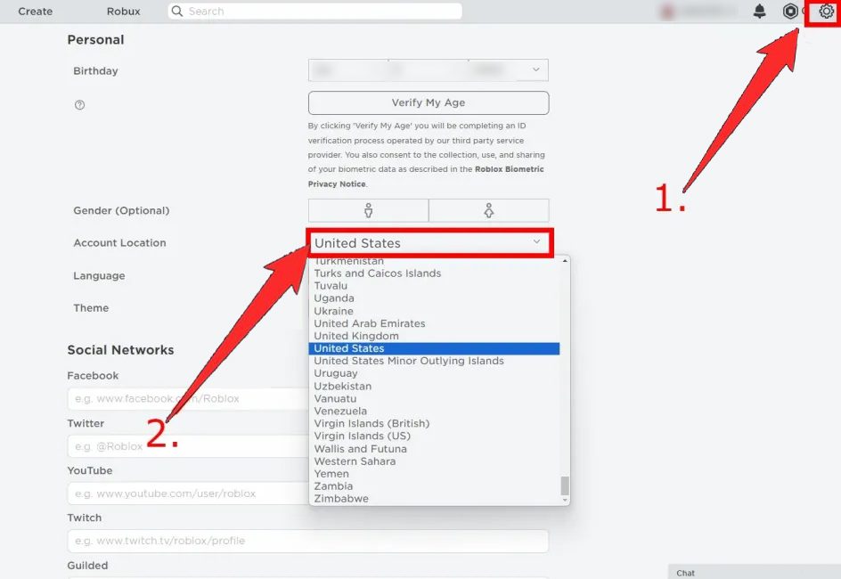 How To Change Country On Roblox on PC 2024