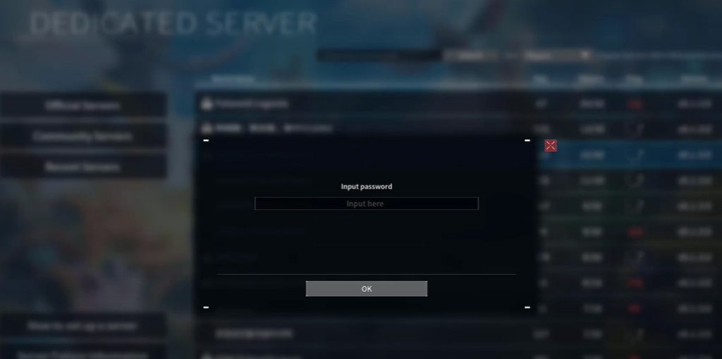 Palworld Enter any password