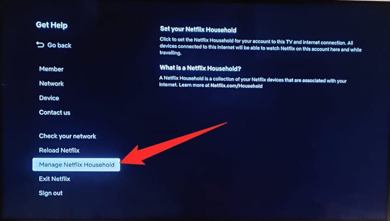 Steps To Change Household on Netflix