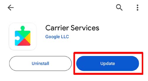 Update Carrier Services