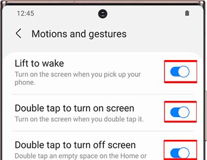 Use Motions And Gestures On Samsung S24