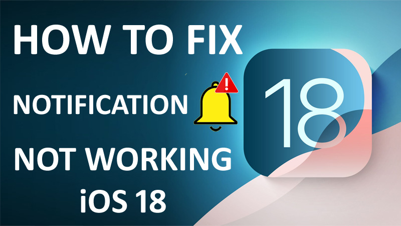 How To Fix Notifications Not Working on iOS 18