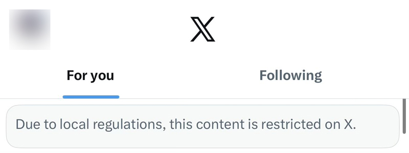How To Fix Due To Local Regulations this Content Is Restricted on X